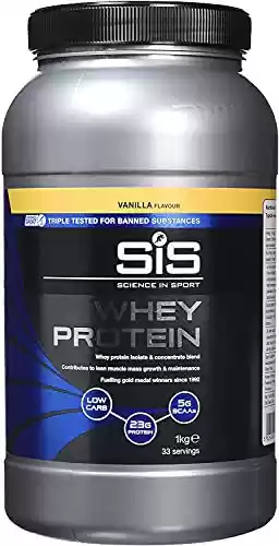 imagen boteeen Polvo | Sabor Vainilla | Suplemento para Deportistas en Desarrollo de Masa Muscular| sin Trigo y Gluten | 1 kg | 33 Porciones