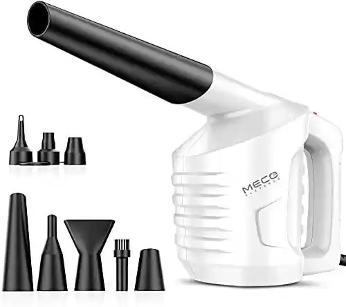 MECO Soplador de Aire Mini Limpiador de aire comprimido de Alta Presión Soplador para Teclado PC, Polvo, Migas, Ordenador Portátil, Ventiladores de Torre, Impresora, Reemplaza Latas de Aire Comprimido